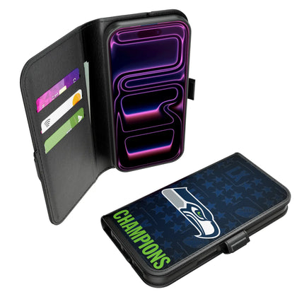 Seattle Seahawks 2026 Super Bowl Folio 2.0 Case for Apple iPhone