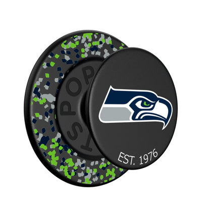 Seattle Seahawks Confetti PopSockets Magnetic Phone Grip and Stand