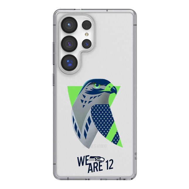 Seattle Seahawks Deco Clear Phone Case for Samsung Galaxy