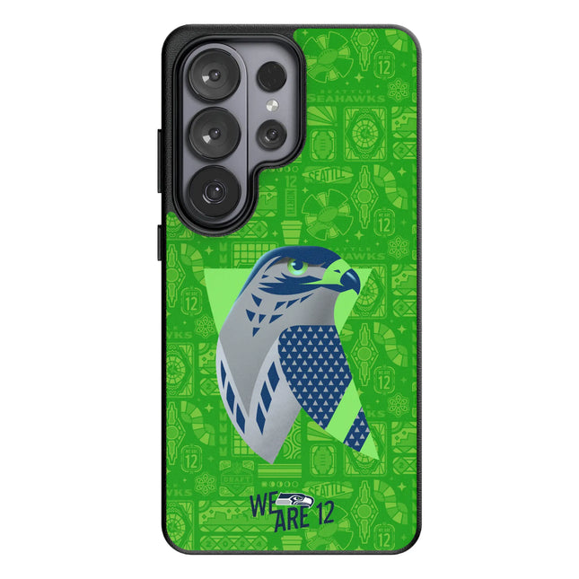 Seattle Seahawks Deco MagSafe Compatible Phone Case for Samsung Galaxy
