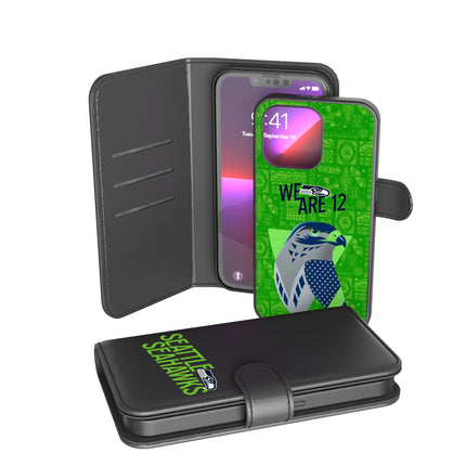 Seattle Seahawks Deco Wallet Phone Case for Apple iPhone