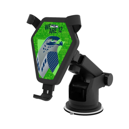 Seattle Seahawks Deco Wireless Car Charger