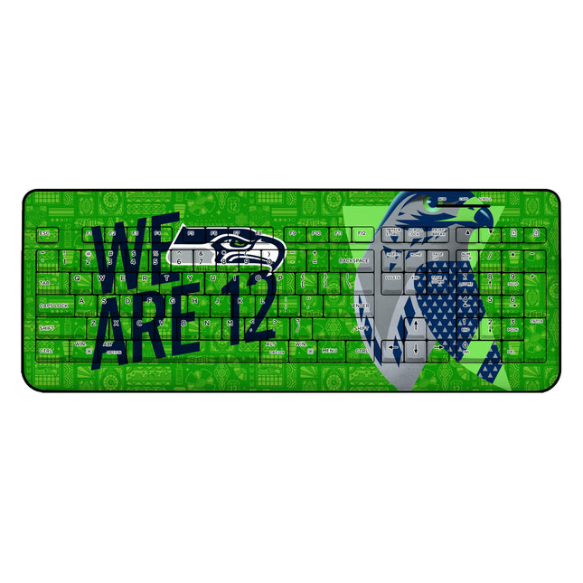 Seattle Seahawks Deco Wireless USB Keyboard