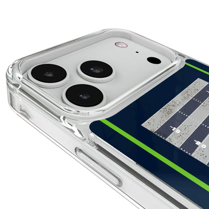 Seattle Seahawks Field Glitter Phone Case for Apple iPhone