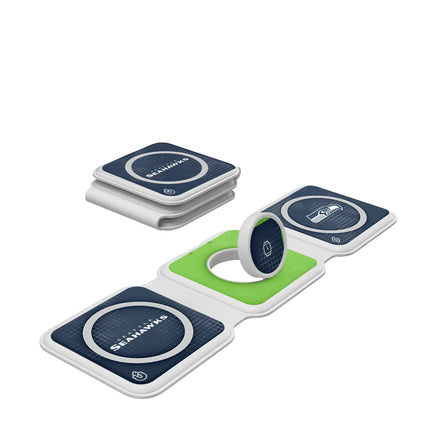Seattle Seahawks Hatch Foldable 3 in 1 Charger