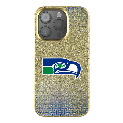 Seattle Seahawks Historic Collection Linen Bling Phone Case for Apple iPhone