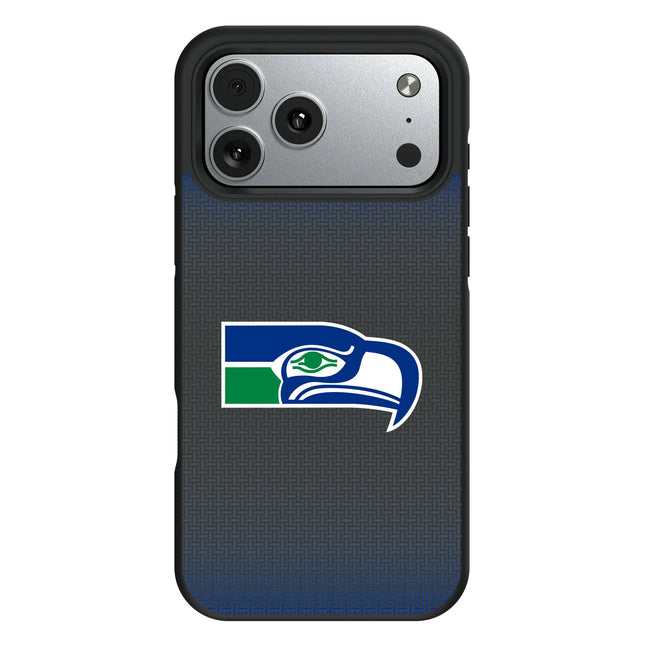 Seattle Seahawks Historic Collection Linen Bump Phone Case for Apple iPhone
