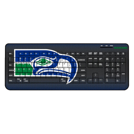 Seattle Seahawks Historic Collection Linen Wireless USB Keyboard