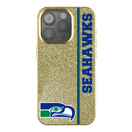 Seattle Seahawks Historic Collection Sidebar Bling Phone Case for Apple iPhone