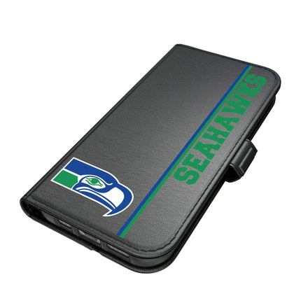 Seattle Seahawks Historic Collection Sidebar Folio 2.0 Case for Apple iPhone