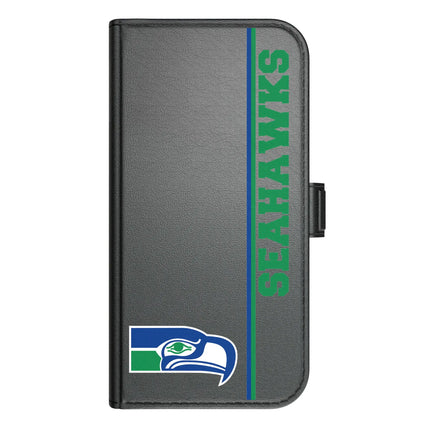 Seattle Seahawks Historic Collection Sidebar Folio 2.0 Case for Apple iPhone