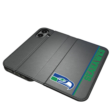 Seattle Seahawks Historic Collection Sidebar Folio 2.0 Case for Apple iPhone