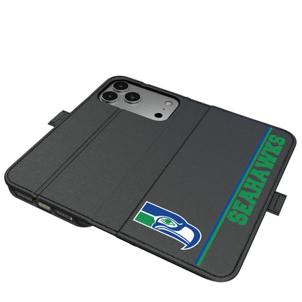 Seattle Seahawks Historic Collection Sidebar Folio 2.0 Case for Apple iPhone