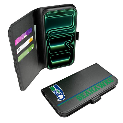 Seattle Seahawks Historic Collection Sidebar Folio 2.0 Case for Apple iPhone
