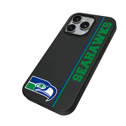 Seattle Seahawks Historic Collection Sidebar MagSafe Compatible Phone Case for Apple iPhone