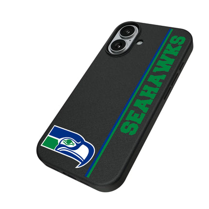 Seattle Seahawks Historic Collection Sidebar MagSafe Compatible Phone Case for Apple iPhone