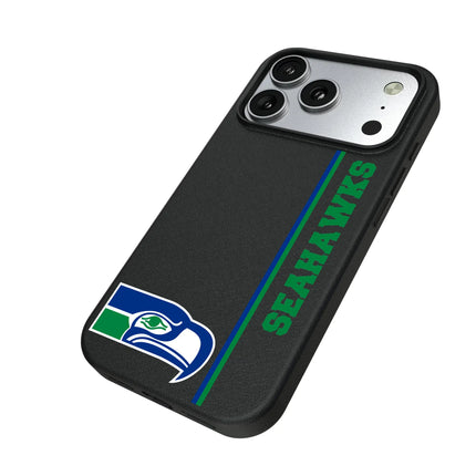 Seattle Seahawks Historic Collection Sidebar MagSafe Compatible Phone Case for Apple iPhone