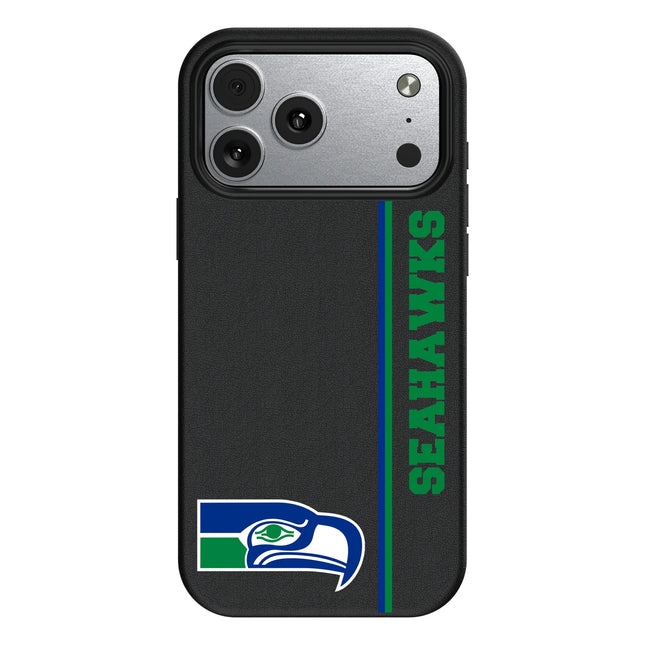 Seattle Seahawks Historic Collection Sidebar MagSafe Compatible Phone Case for Apple iPhone