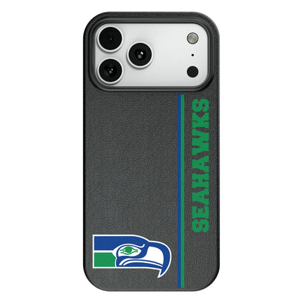 Seattle Seahawks Historic Collection Sidebar MagSafe Compatible Phone Case for Apple iPhone