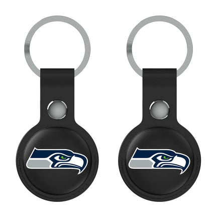 Seattle Seahawks Insignia Black Airtag Holder 2-Pack