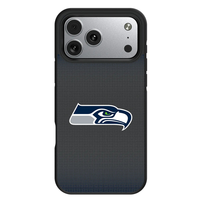Seattle Seahawks Linen Bump Phone Case for Apple iPhone
