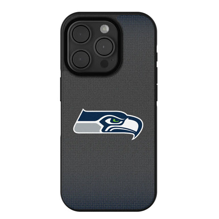 Seattle Seahawks Linen Bump Phone Case for Apple iPhone