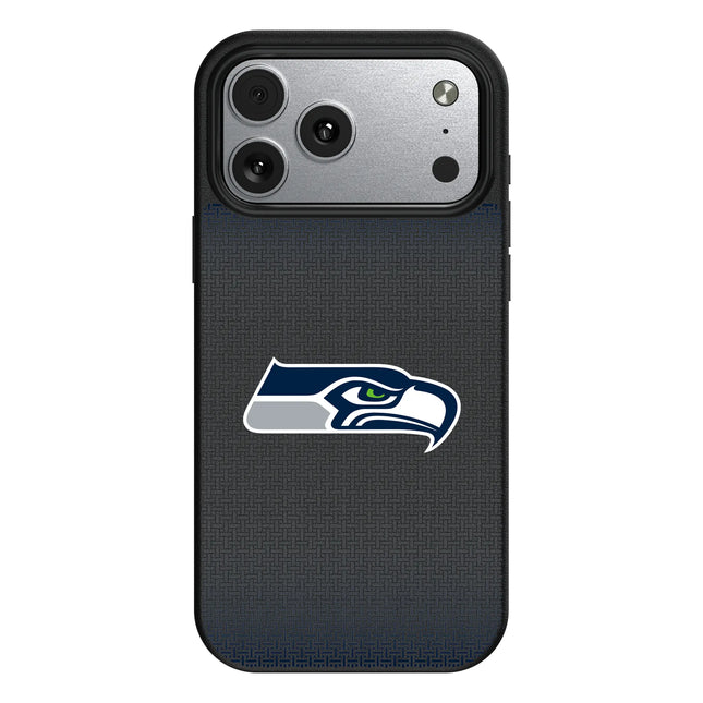 Seattle Seahawks Linen MagSafe Compatible Phone Case for Apple iPhone