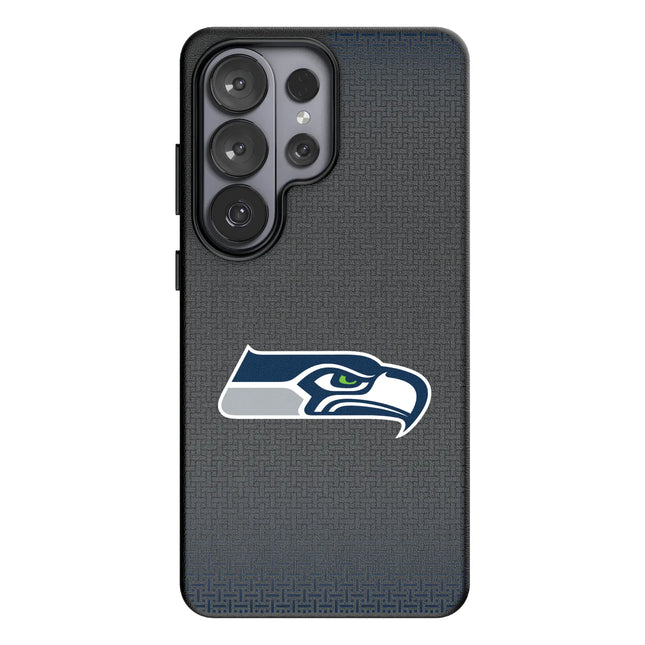 Seattle Seahawks Linen MagSafe Compatible Phone Case for Samsung Galaxy