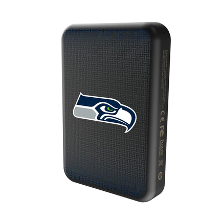 Seattle Seahawks Linen Wireless Mag Power Bank