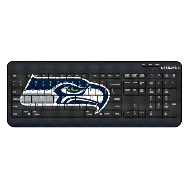 Seattle Seahawks Linen Wireless USB Keyboard