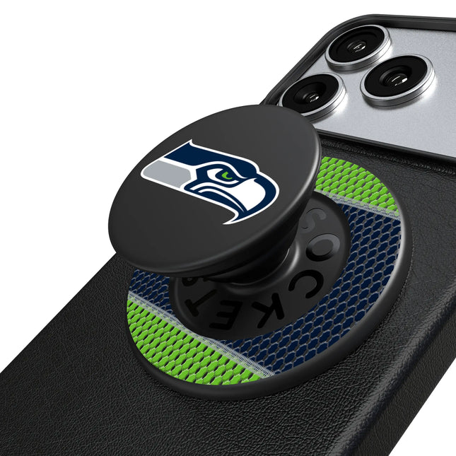 Seattle Seahawks Mesh PopSockets Magnetic Phone Grip and Stand
