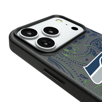 Seattle Seahawks Paisley MagSafe Compatible Phone Case for Apple iPhone