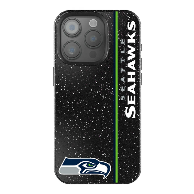 Seattle Seahawks Sidebar Black Bling Phone Case for Apple iPhone
