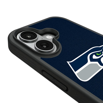 Seattle Seahawks Stripe Bump Phone Case for Apple iPhone