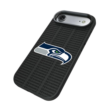 Seattle Seahawks Text Backdrop Bump Phone Case for Apple iPhone
