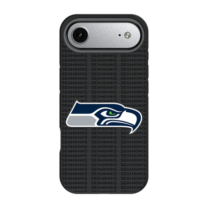 Seattle Seahawks Text Backdrop Bump Phone Case for Apple iPhone