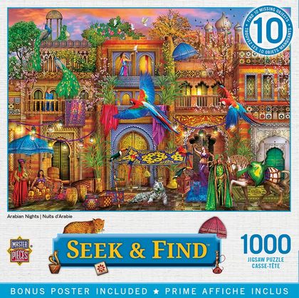 Seek & Find Arabian Nights 1000 Piece Puzzle