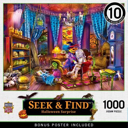 Seek & Find Halloween Surprise 1000 Piece Puzzle
