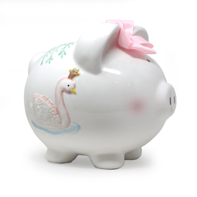 Serena the Swan Large Piggy Bank