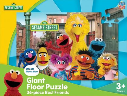Sesame Street Best Friends 36 Piece Floor Puzzle