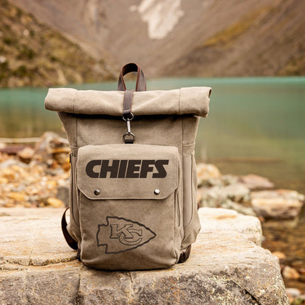 Kansas City Chiefs - Carmel Roll Top Picnic Backpack Cooler