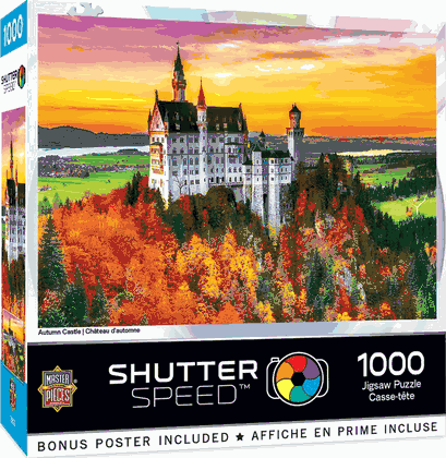 Shutter Speed Autumn Castle 1000 Piece Puzzle By