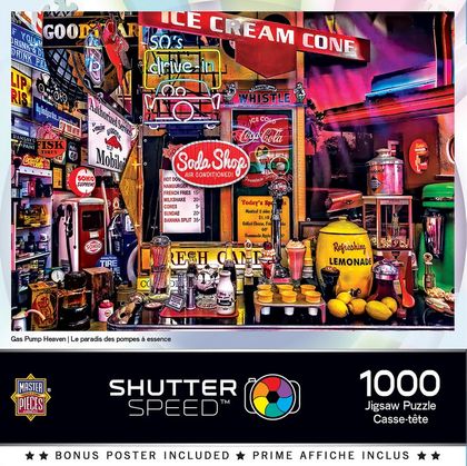 Shutter Speed Gas Pump Heaven 1000 Piece Puzzle