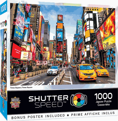 Shutter Speed Times Square 1000 Piece Puzzle