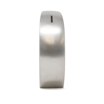 Silver Metallic Moon Bank