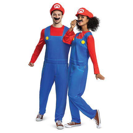 Adult Classic Elevated Super Mario Bros Mario Costume