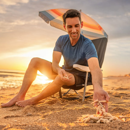 Monaco Reclining Beach Backpack Chair