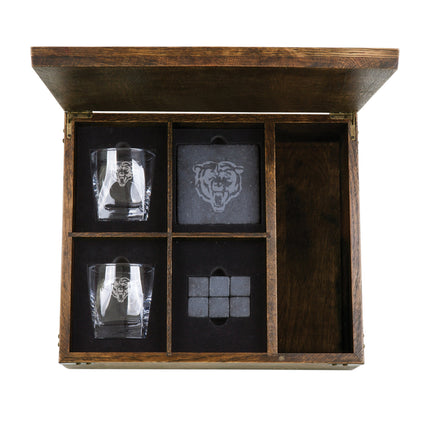 Chicago Bears Whiskey Box Gift Set