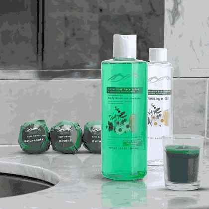 Spearmint Eucalyptus XL Bath & Body Spa Gift Basket