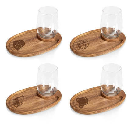 Star Wars Dark Side - Wine Appetizer Plate Set Of 4